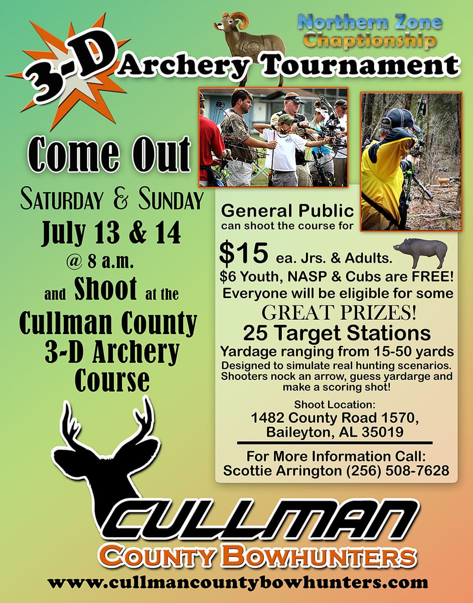 Tournament Flyer 1 Bow Hunters of Alabama